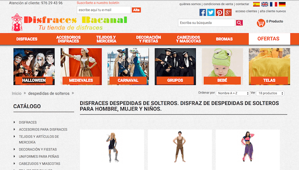 Disfraces Bacanal Es