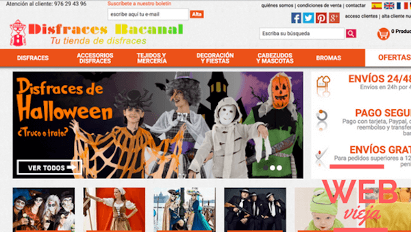 Disfraces Bacanal Web Vieja